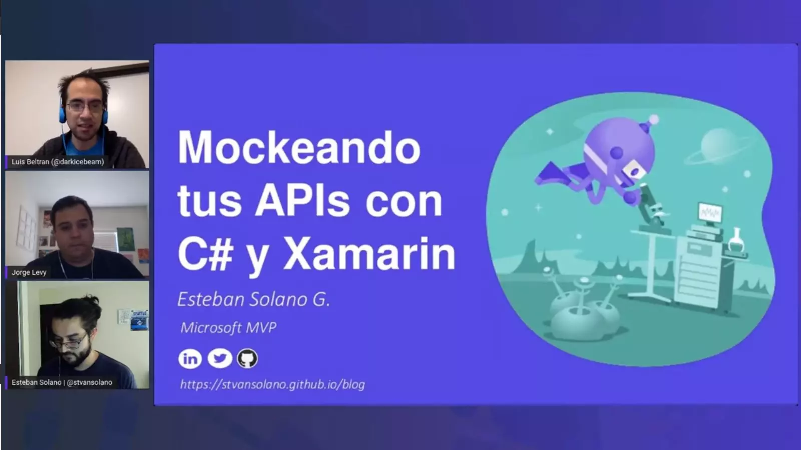 Resumen y contenidos de mi charla - Mockeando tus APIs con C# y Xamarin DotNet Conf Latam