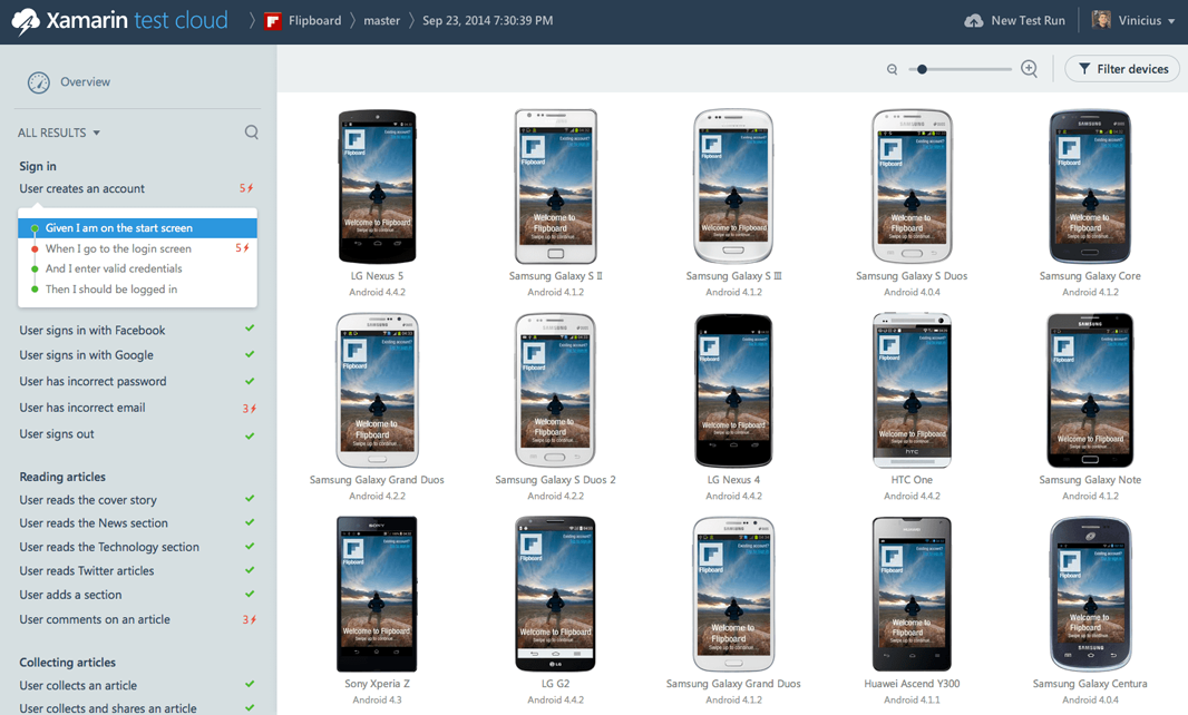 Get started with Xamarin Test Cloud